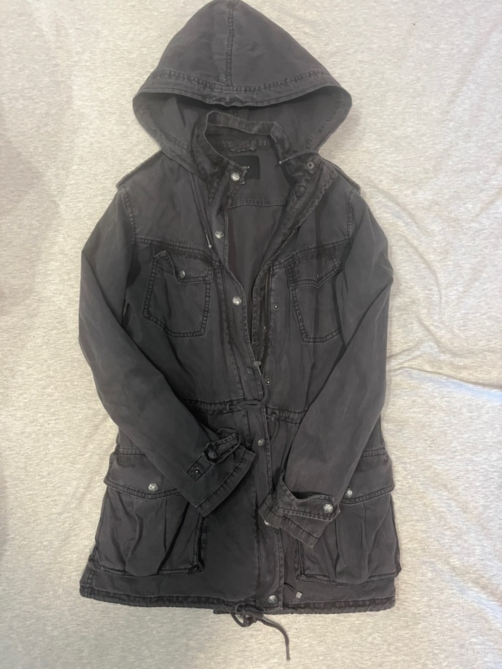 Talula Black Lightweight Hooded Jacket